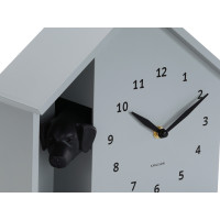 Nástenné hodiny Peeking Doggy Karlsson KA6097GY, 25cm